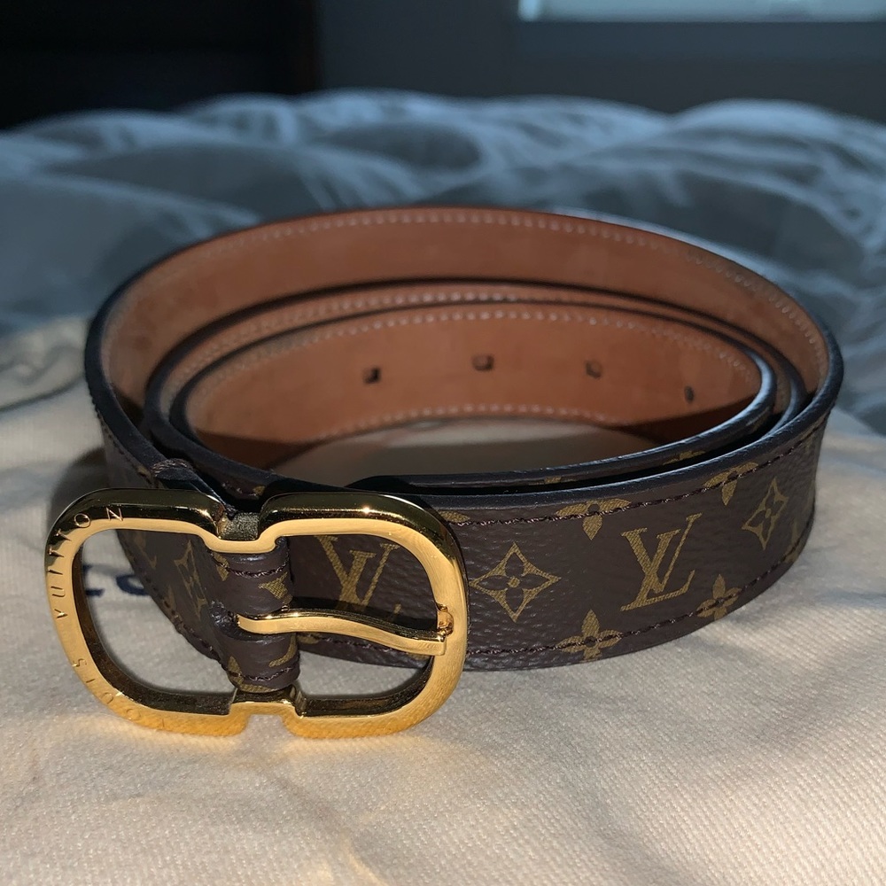 LOUIS VUITTON Mini Monogram Belt 90/36